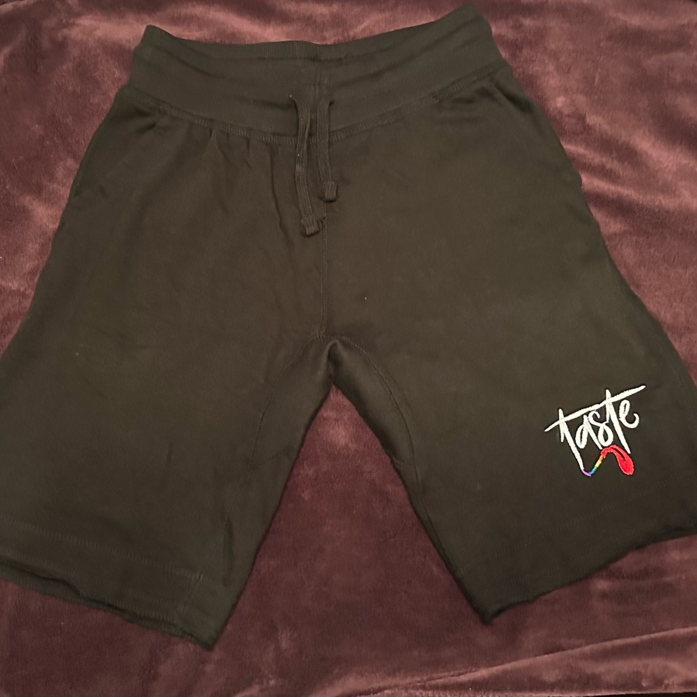 Black Drawstring Shorts